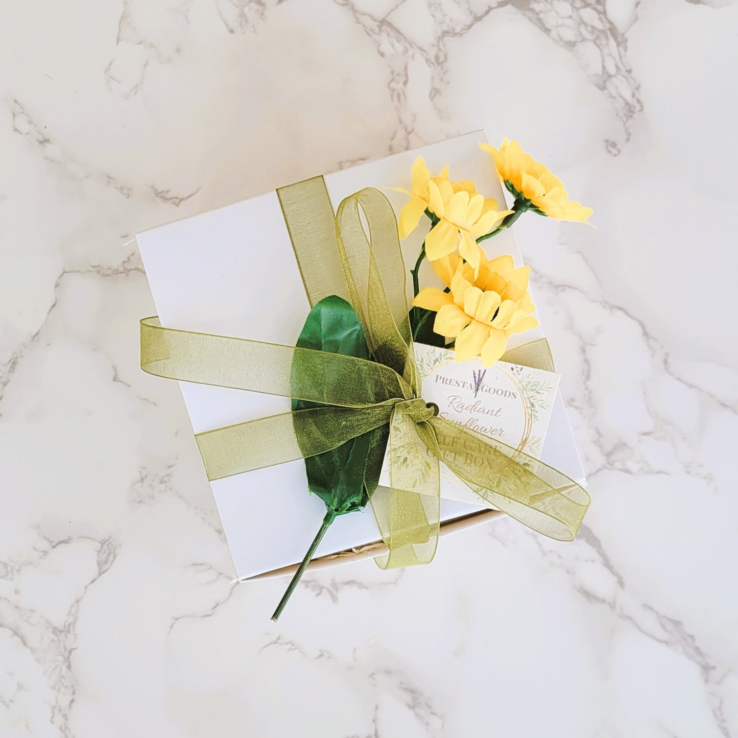 Radiant Sunflower Self Care Pamper Gift Box
