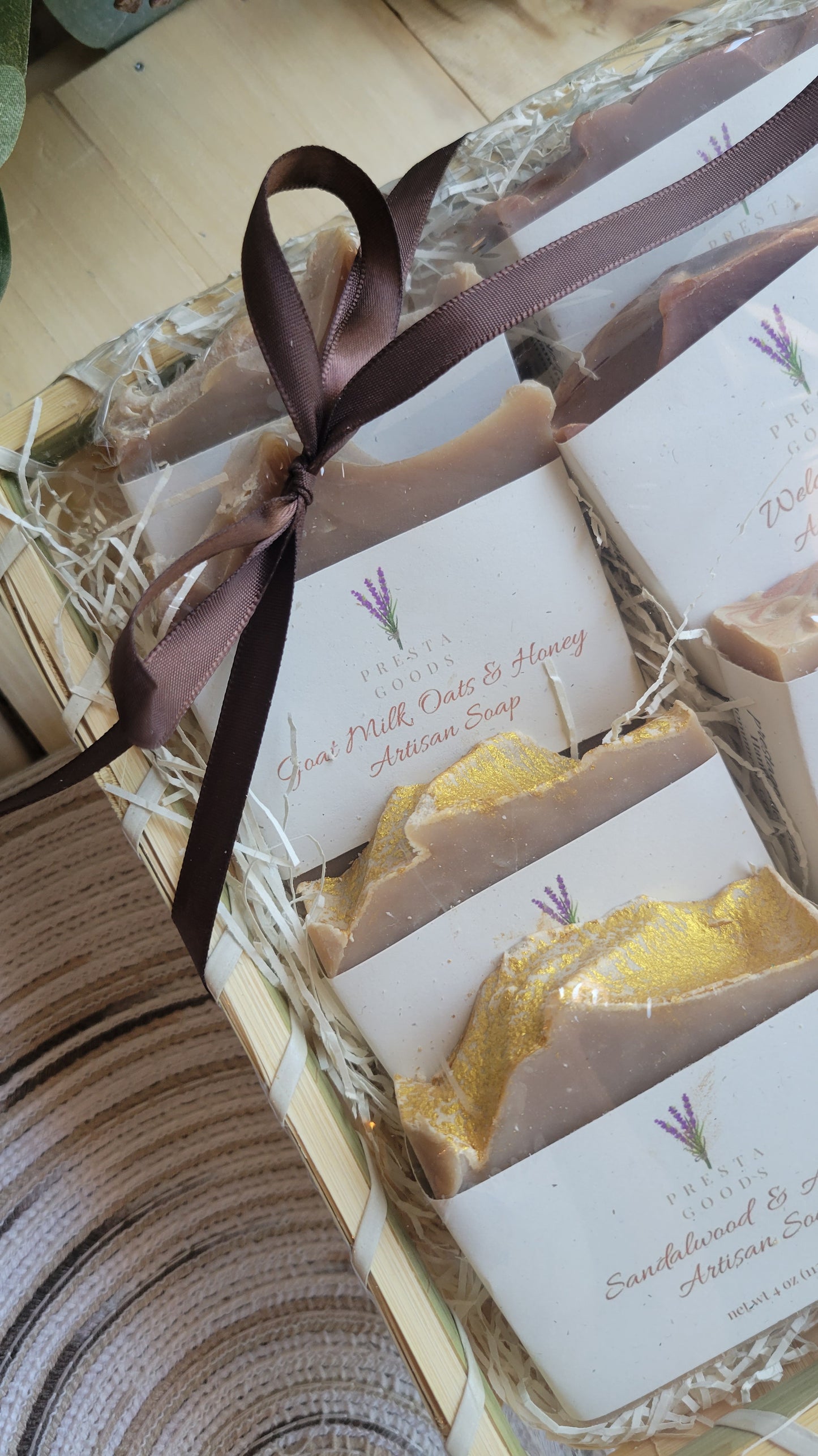 Warm & Cozy Soap Sampler Gift Basket
