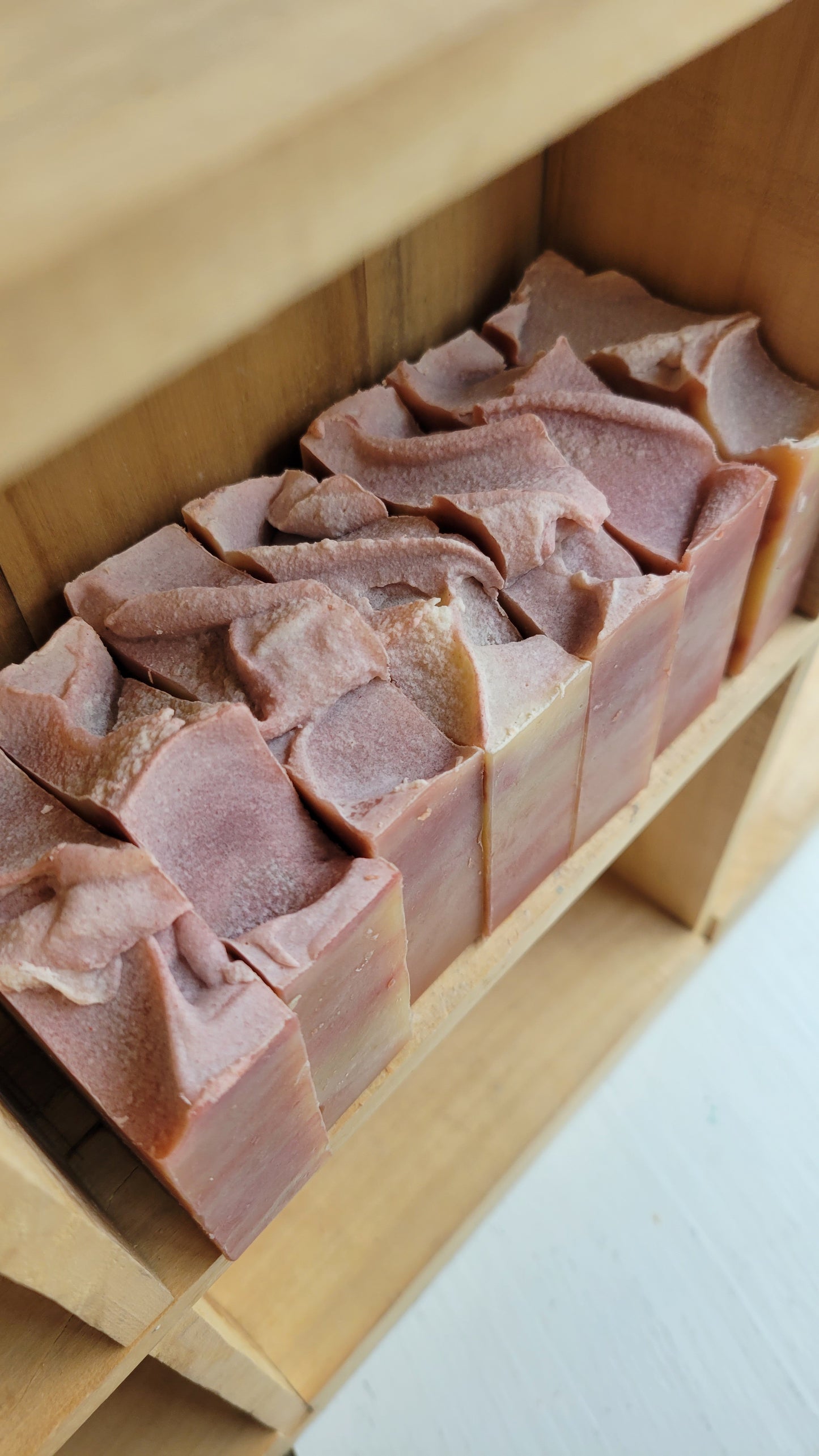 Peppermint essential oil artisan soap