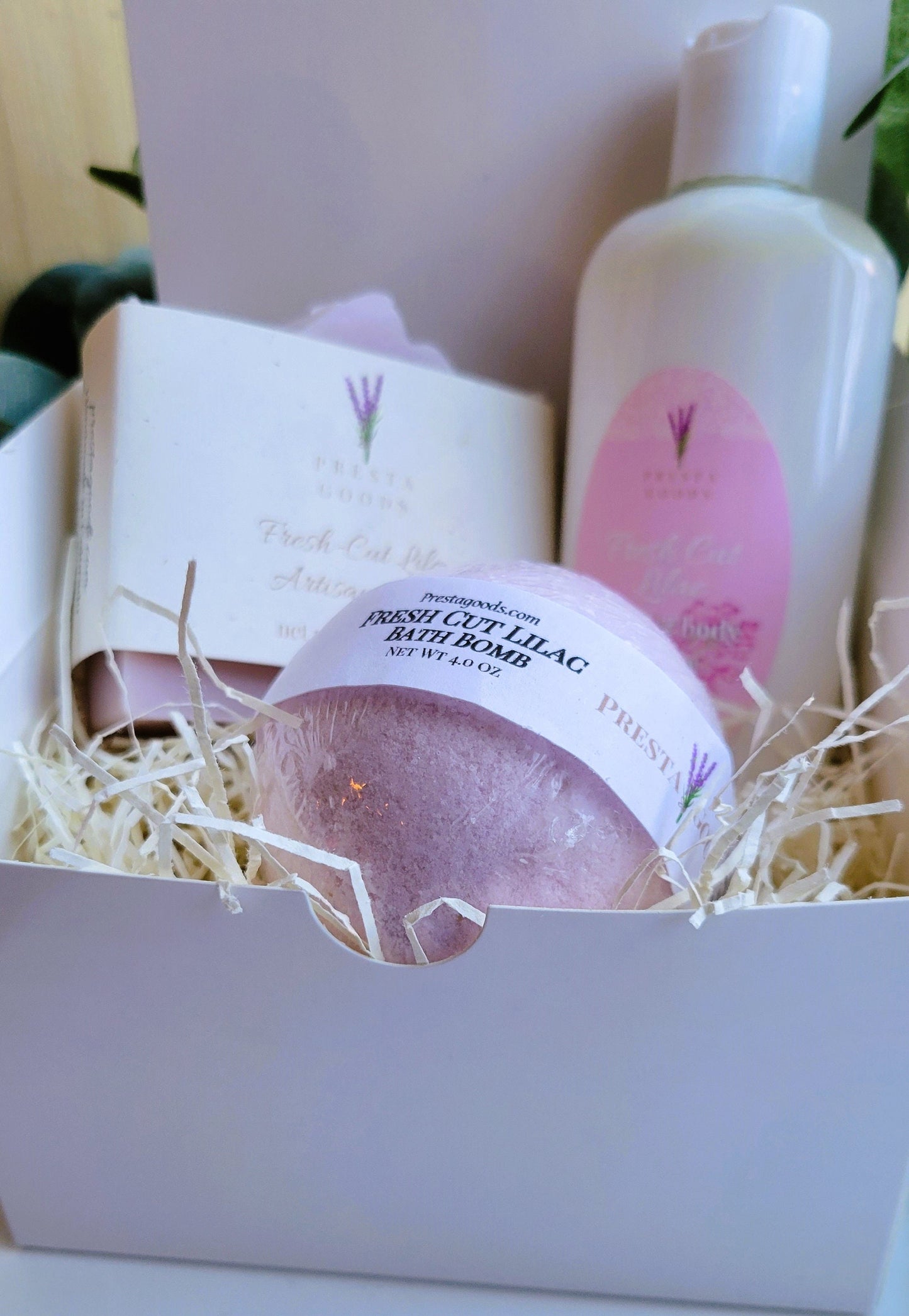 Self Care Pamper Gift Box - Fresh Cut Lilac fragrance | Gift for her | Teacher Gift | Spa Day Set