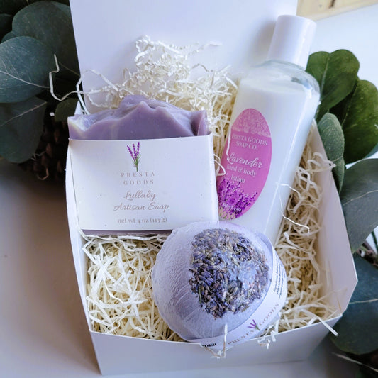 Self Care Pamper Gift Box - Lavender Essential Oil | Gift for her | Teacher Gift | Spa Day Set